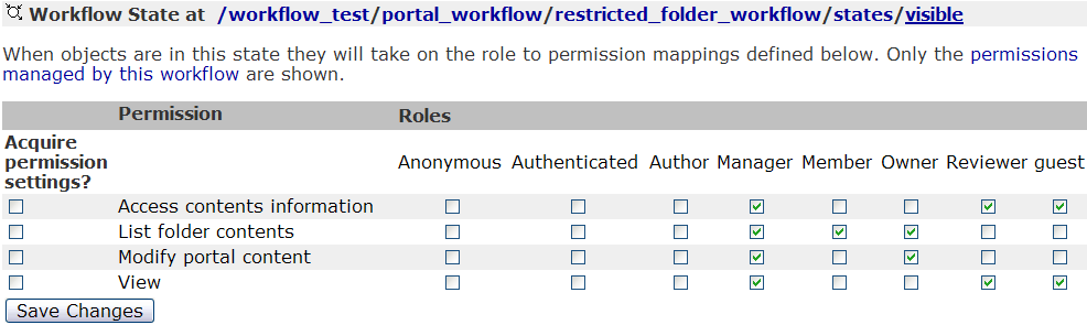 Workflow restricted 2