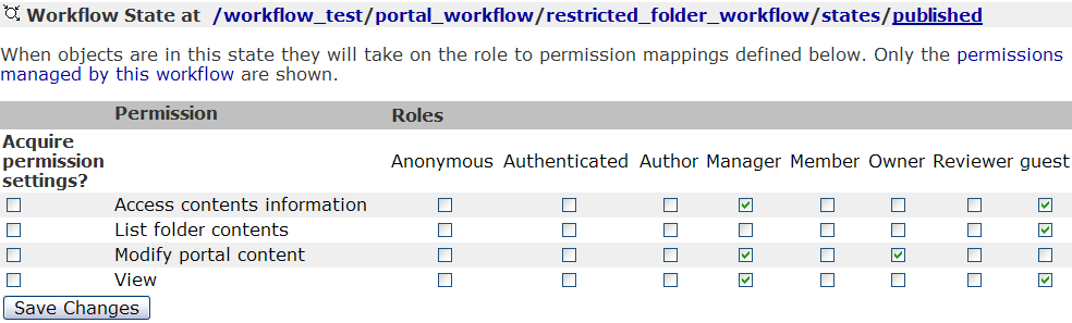 Worflow restricted 1